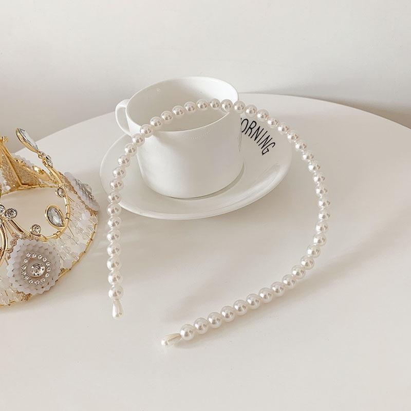 

Набор из 3 шт. Жемчужный обруч для волос Женская мода Простые резинки для волос Аксессуары для волос Девушка Простой темперамент Повязки на голову Головной убор Подарок