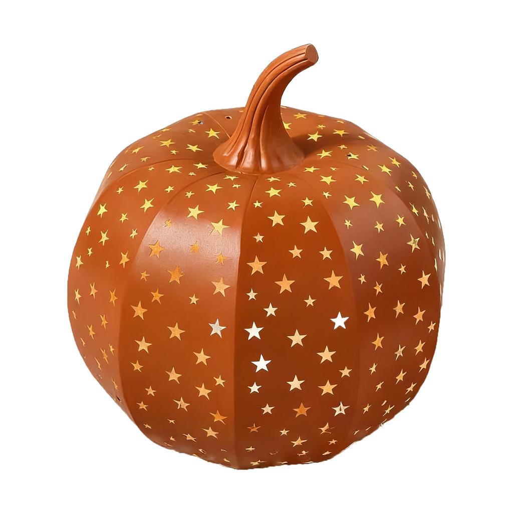 Stargazer Metal Pumpkin Star Jack-O'-Lantern 19cm