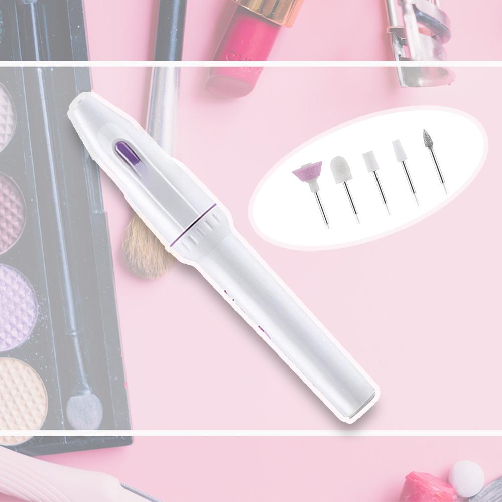 Portable Electric Nail File Machine for Nails Gel Nails Kit Nail Drill Bits Manicure Kit Pedicure Tools Best Gifts for Women Girls