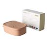 Customizable Silicone Lunch Box with Multiple Capacities, Microwave & Fridge Safe, Perfect for Office Workers & Students