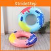 Adult Inflatable Swim Ring With Handle Thickened Underarm Ring Ink Style Pvc 0.25 Thickness
