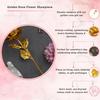 Beste Wünsche Künstliche Rose Blume Dekorative Schaustück Geschenk | Valentinstagsgeschenk für Freundin Freund | Valentinstag Dekoartikel