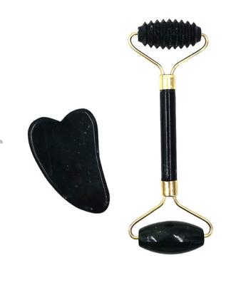 Jade Roller Eyes Facial Skin Massage Kits With 2 Pieces Face Gua Sha Tools For Face, Eyeball, Neck, Body Massage Tools,