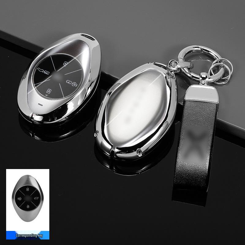 Compatible Key Cover for Xiaopeng 2022 P7/P5, 2021 G3/G3i Models - Unisex Protection & Shell Buckle