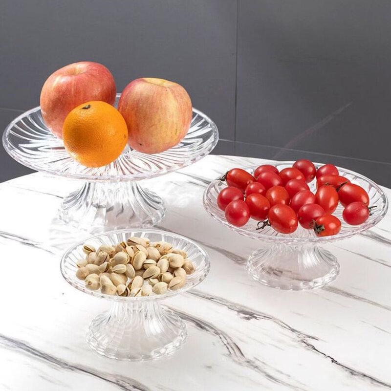 Transparent European Style Acrylic Fruit Plate