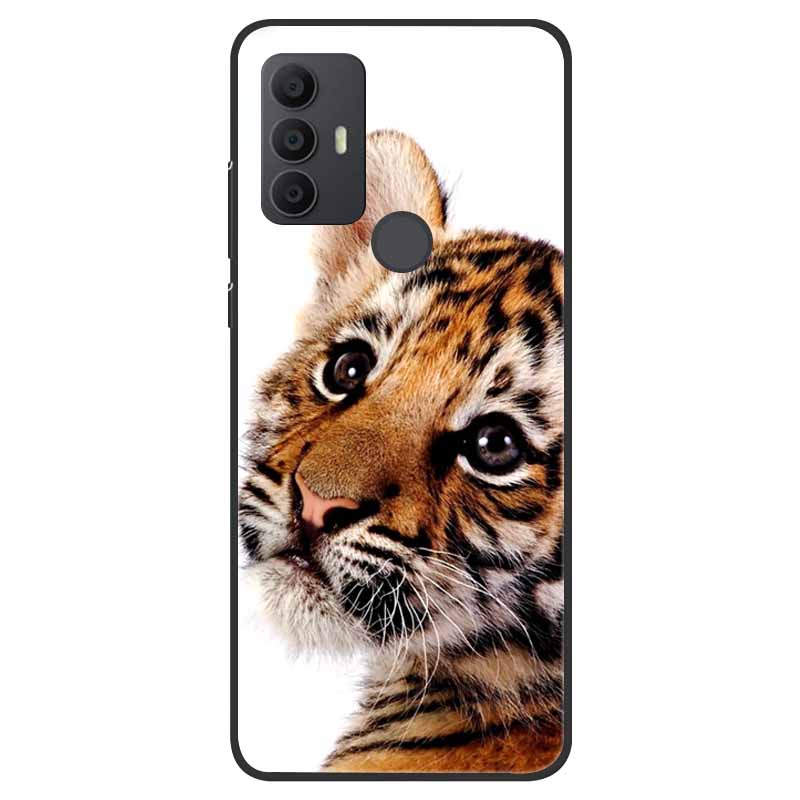 For TCL 30 SE Case Silicone Starry Space TPU Soft Back Cases For TCL 305 Cover Marble Painted for TCL 30SE TCL305 Fashion Bags