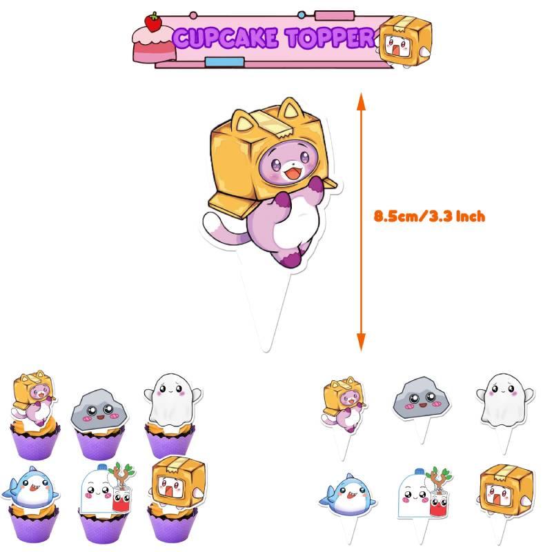Lankybox Birthday Party Supplies Cartoon Party Decorations For Unforgettable Celebrations!