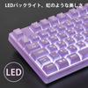 CHONCHOW Work Keyboard and Mouse Set, Japanese Layout, Illuminated, Quiet, Tenkeyless Gaming Keyboard with [No Conversion][Conversion] Keys, Cute,