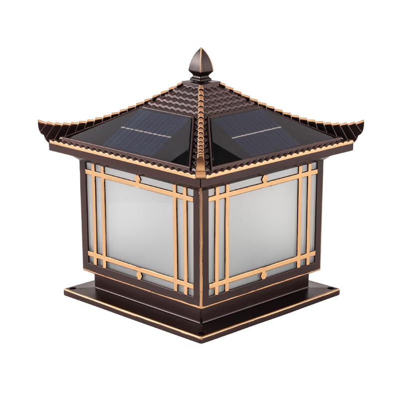 Nu Feng Nebula Pavilion Solar Outdoor Pillar Light