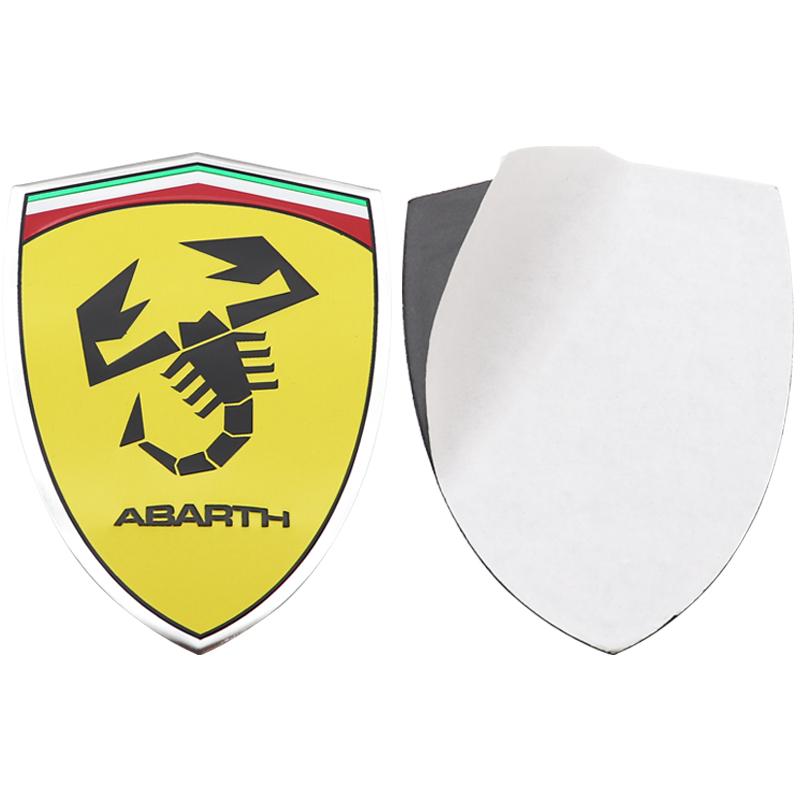 

1pcs newest 3D aluminum Car Fender side logo Car door Rear Bumper tail door trunk Emblem car window sticker styling Accessories