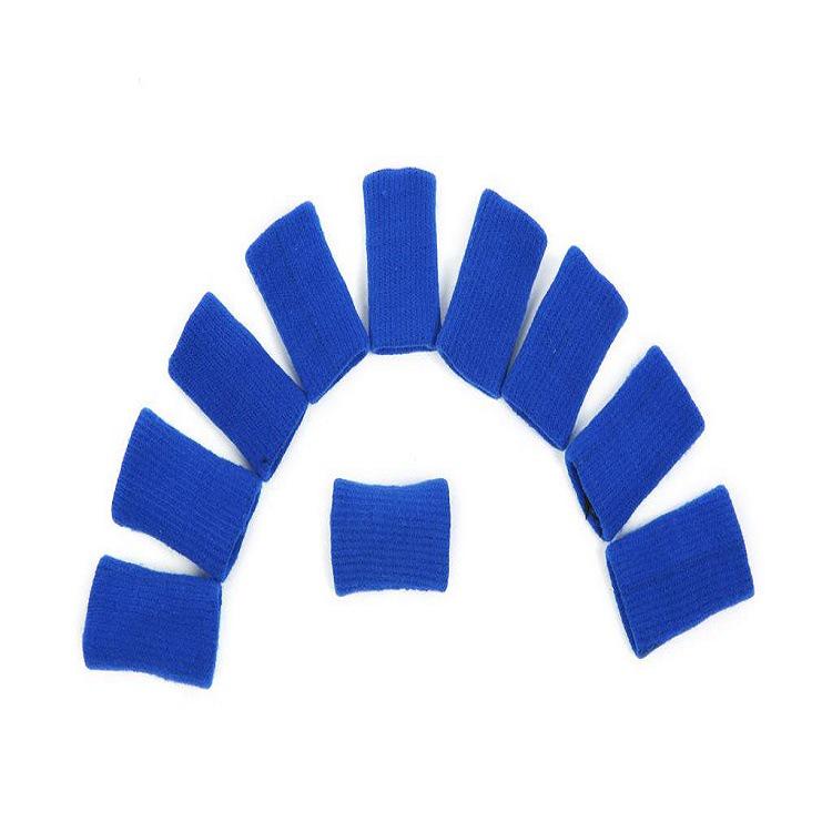 Authentic Sports Finger Protector - Non-slip, High Elastic Nylon Sleeve for Basketball, Volleyball, Badminton