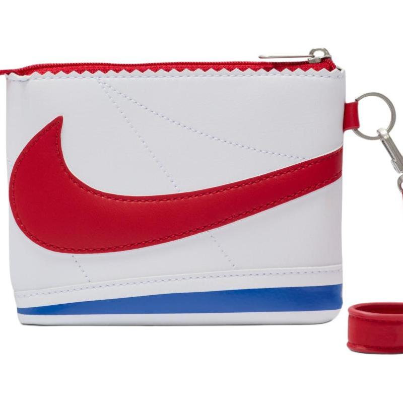 Nike Cortez Polyamide Clutch Coin Purse Regular Unisex White & Campus Royal Blue & Campus Red Casual HF3606-175