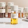 Oil Dispenser with Non-Drip Gravity Lid Automatic Open-Close Glass Oil Bottle Kitchen Leak-proof Soy Sauce Vinegar Container
