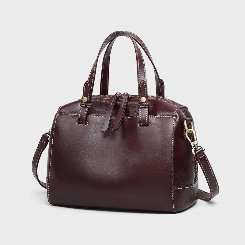 Bag women's autumn and winter new handbag large-capacity messenger bag leather high-end shoulder women's bag luggage