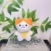 Animal Plush Charming Keychain Lovely Cartoon Cat Figurine Cozy Bag Pendant For Children
