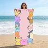 Cute Pokemon Beach Towel Quick-Drying Super Absorbent Bath Towel For Beach Pool Sport Yoga Gym Home Travel Towel Gift for Friend