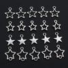 100pcs Petites Breloques Étoiles Pendentifs Alliage Métal Couleur Argent Antique Accessoires de Fabrication de Bijoux DIY pour Boucles d'Oreilles Bracelet Collier