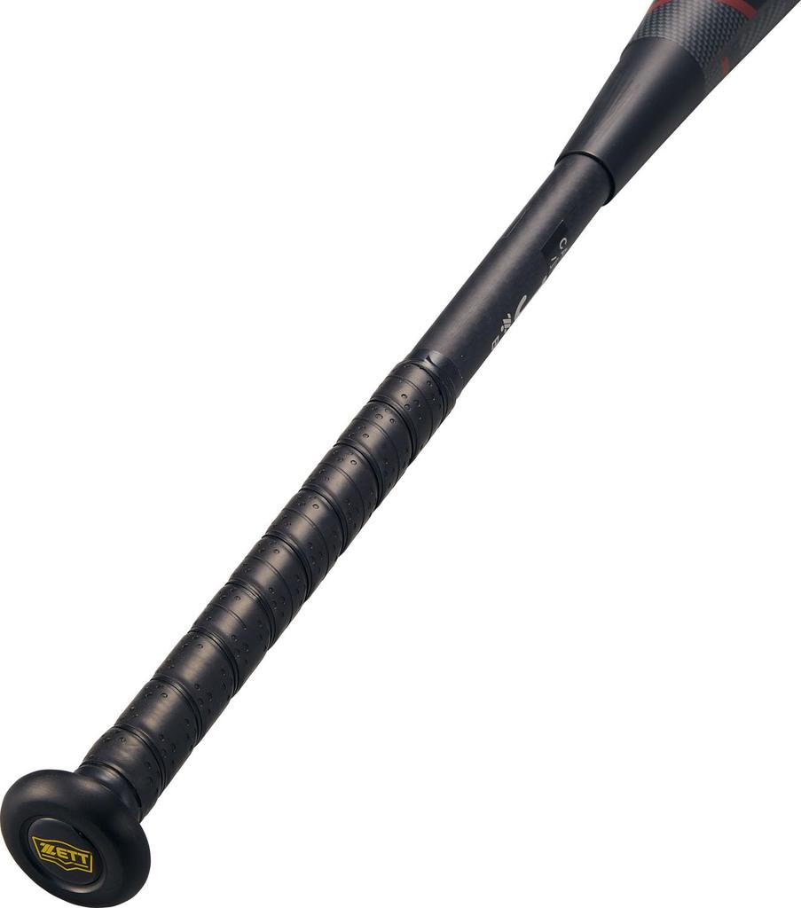 ZETT Youth Baseball Softball Bat MONSTER B.C. Made of FRP (Carbon + Urethane Foam In the Hitting Part) 80cm 620g Average Black (1900) Made In Japan