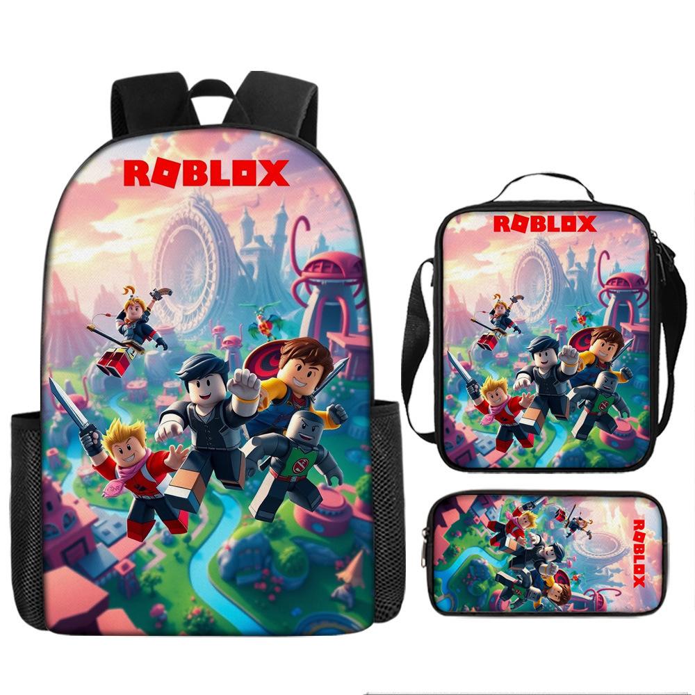 Robles Backpack Three-Piece Children'S Cartoon Backpack Large Capacity School Bag