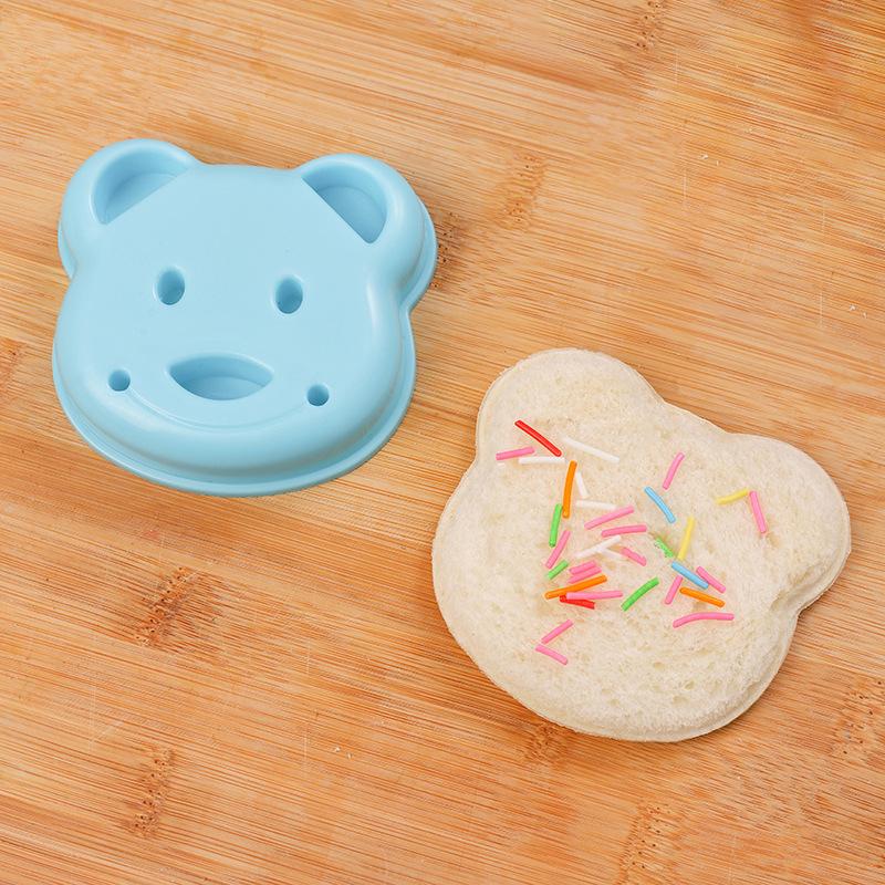 1/3pcs Sandwich Cutter Mini Cartoon Rabbit Bear Car Bread Knife Sandwich Cutter Sealer For Kids Bento Lunch Baking Mold