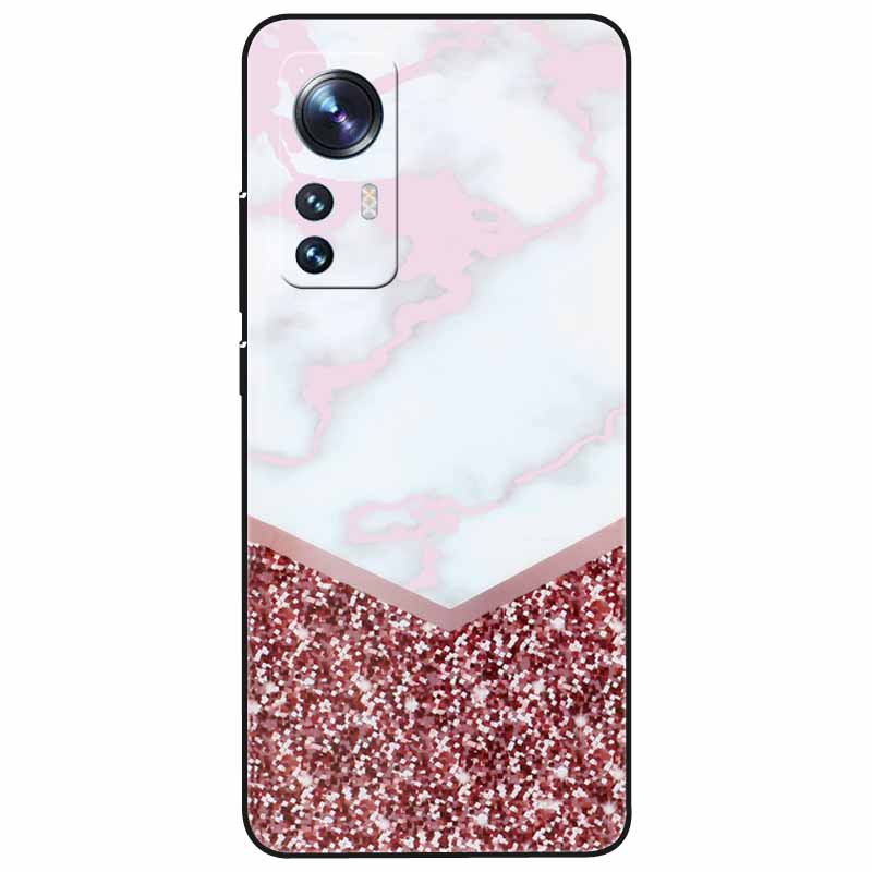 For Xiaomi Redmi Note 12s Case 12 S Soft Black Silicone Cool Marble TPU Funda Para for Redmi Note 12S 2023 Shockproof Note12s
