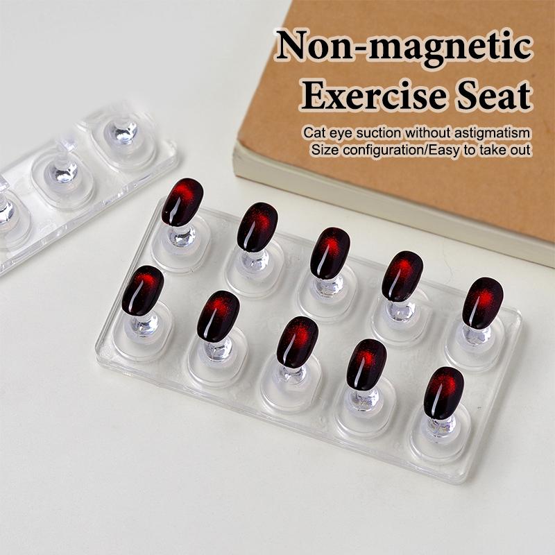 Acrylic Nail Practice Tray Non-Magnetic Nail Extension Board For Nails Training Multi-Purpose Gel Nails Drying And Display Stand