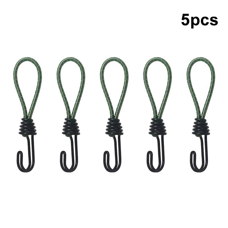 

5 шт. Гачки Шнурок Еластична Мотузка Пряжки Міцні Вантажопідйомні Широко Використовуються Мотузка для Намету Відкритий Навіс Кліпси для Намету Товари для Кемпінгу