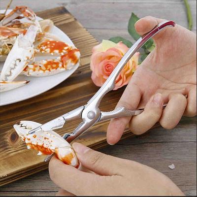 Gadgets Crab  Pliers Seafood  Clip Seafood Cracker Seafood Tool  Set Crab Peeler Prawn Peeler