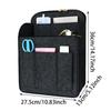 Multi-Grid Felt Backpack Organizer Insert for Women And Men Lightweight Travel Rucksack Insert with Zipper Pockets