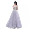 Purple sequined evening dress 1011 new banquet temperament light luxury niche adult ceremony host banquet evening dress
