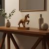 Dekorative Pferdestatue Zierfigur Vintage Handwerk Sammlerstück Mittelstück Geeignet für Wohnzimmer