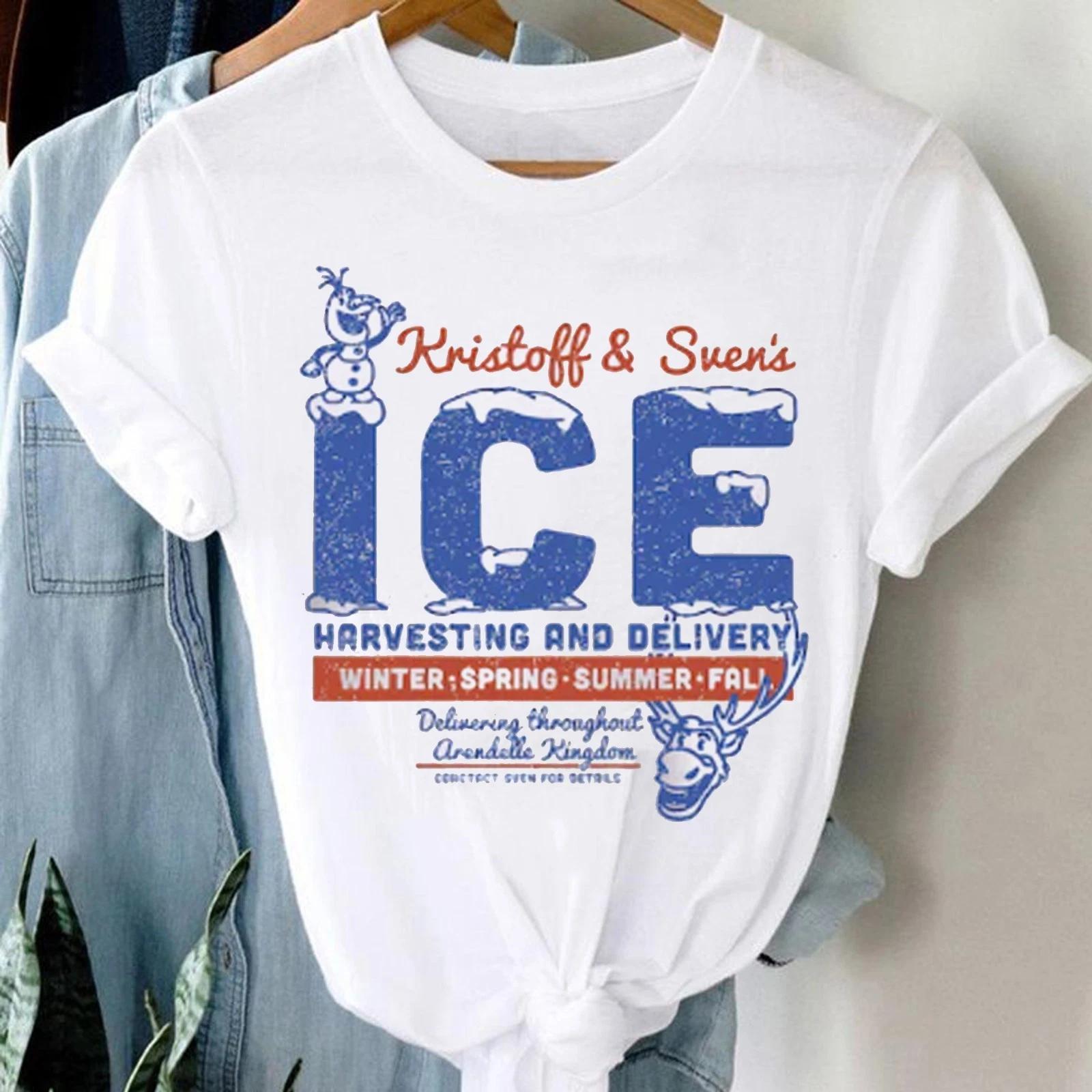Frozen Kristoff Sven Ice Harvesting and Delivery Shirt, Disney World Tee S