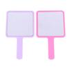 For Eyelash Extension Handheld Makeup Mirror Square Makeup Vanity Mirror With Handle Hand Mirror Spa Salon Compact Mirrors
