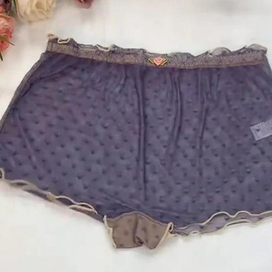 Vibrant Breathable Women's Mid-High Waist Boxer Briefs with Cotton Crotch 