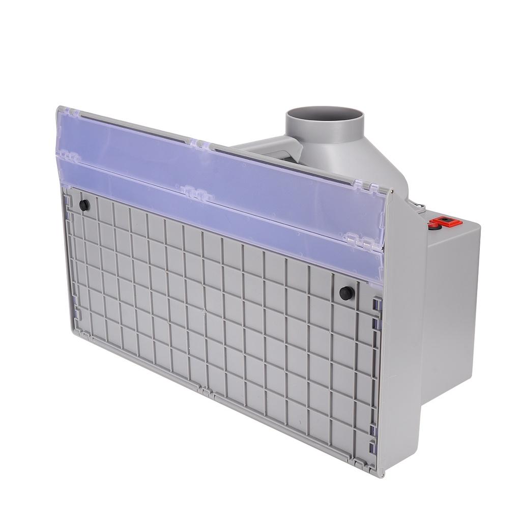 100-240V Spray Extractor Set Exhaust Filter LED Light Adjustable Switch Model Crafts Paint Kit Airbrush Spray Paint Booth Kit