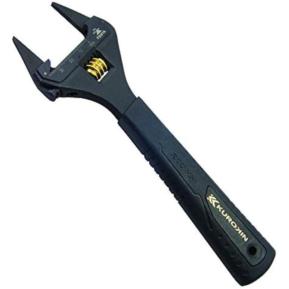Fujiya (Fujiya) Thin Tip Monkey Wrench with Black Gold Grip FLT-38-BG Max Opening: 38mm