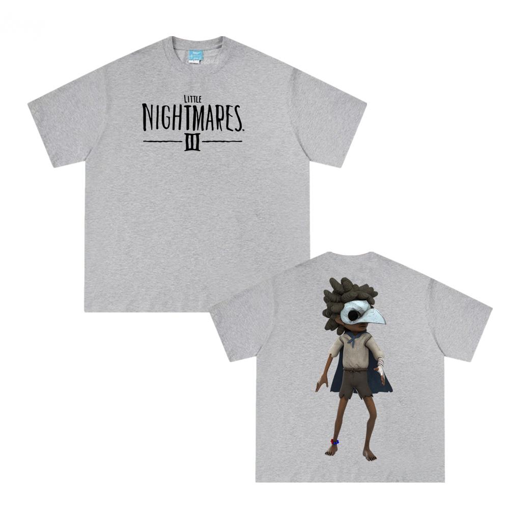 Little Nightmares 3 Tričko s potiskem postavy ze hry 100% Bavlna Tričko Letní Tričko Kulatý výstřih Camisetas Manga