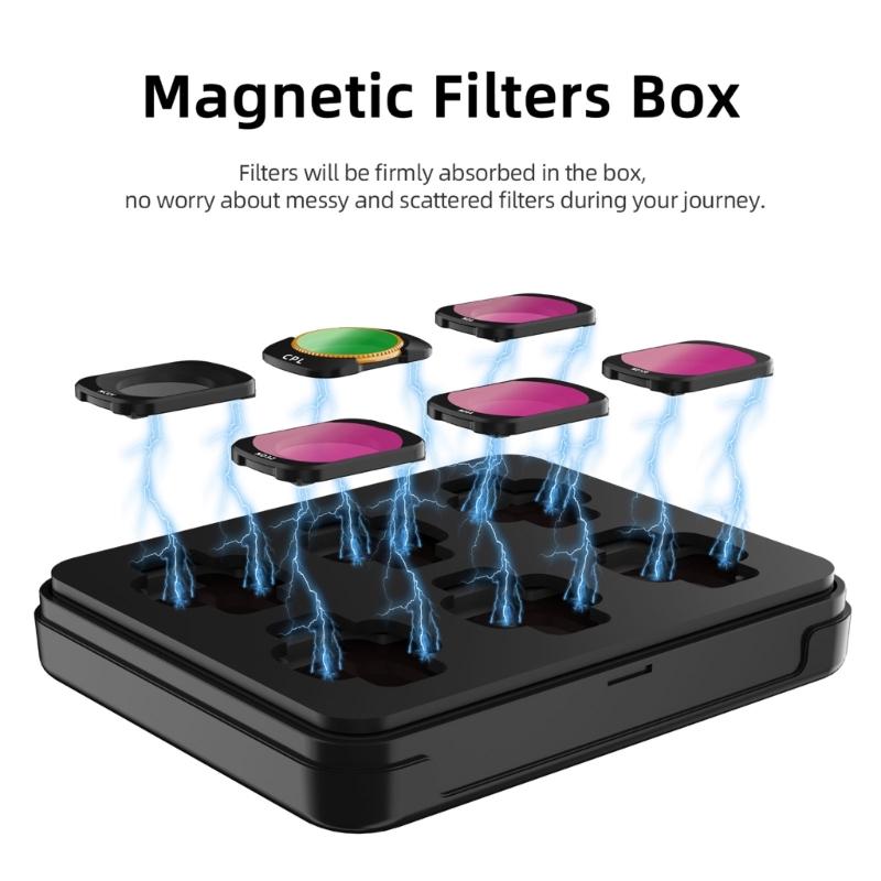 Lens  Filters for Pocket 3 Camera Filter MCUV CPL ND8 ND16 ND32 ND64 Filters Set for Action Camera Access