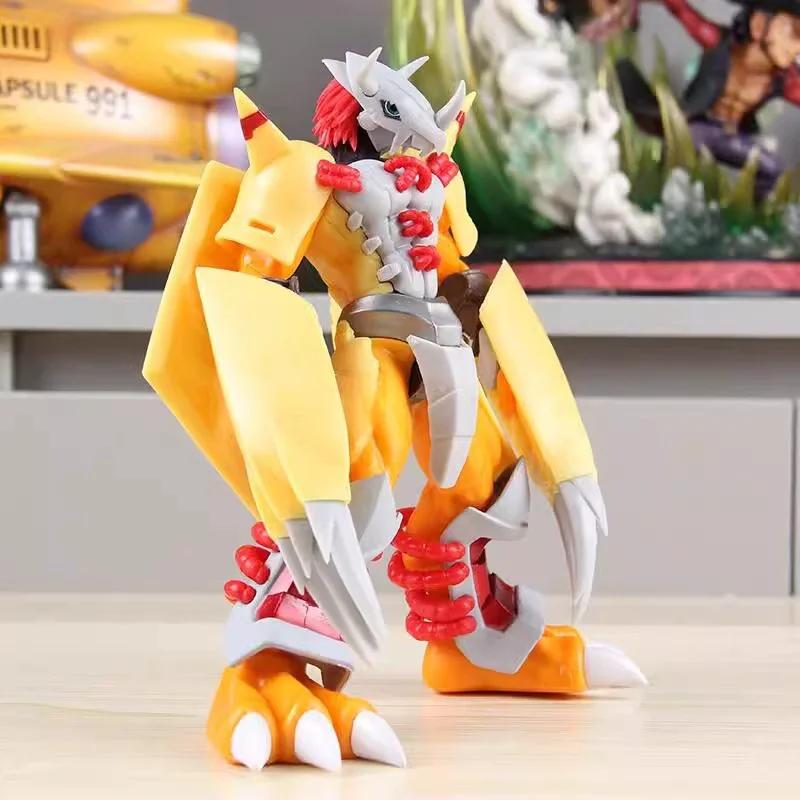 20 см Фигурка War Greymon Аниме Статуэтка Цифрового Монстра Монстр Греймон Фигурка Скульптура Украшение для Гостиной Настольные Аксессуары
