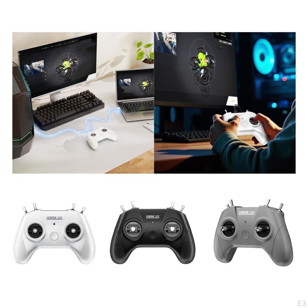 Simulator Controller Portable Professional Ergonomic Drone Remote White