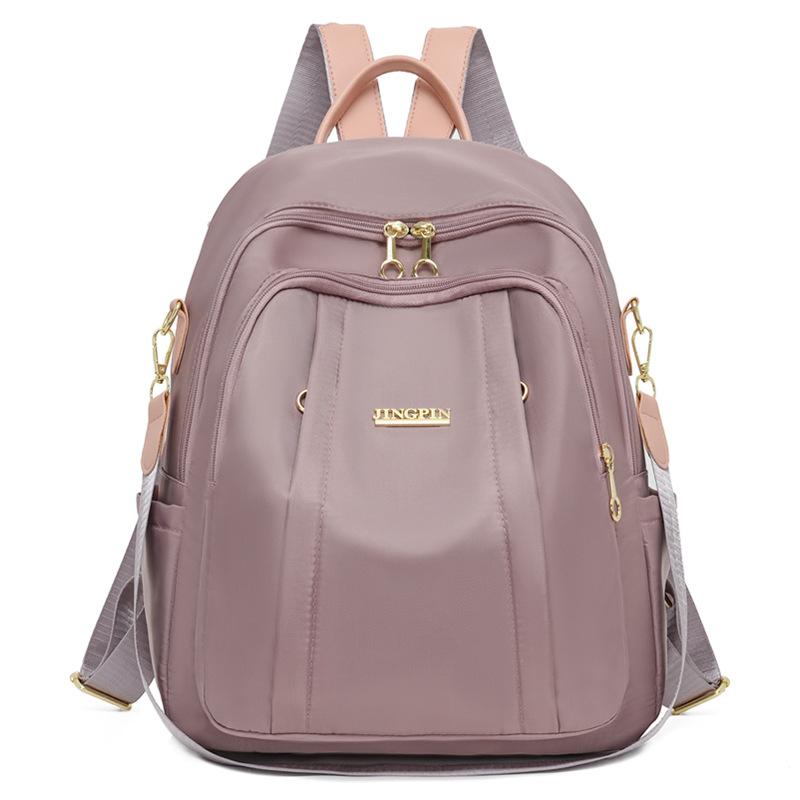 Schoolbag Women's Backpack New Fashion Versatile Trend Large Capacity Korean Version Nylon Travel Backpack Women's School Bag