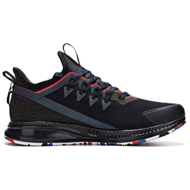 361 Casual Cushioning Slip Resistant Low top Running Shoes Women's Black 582012253-11