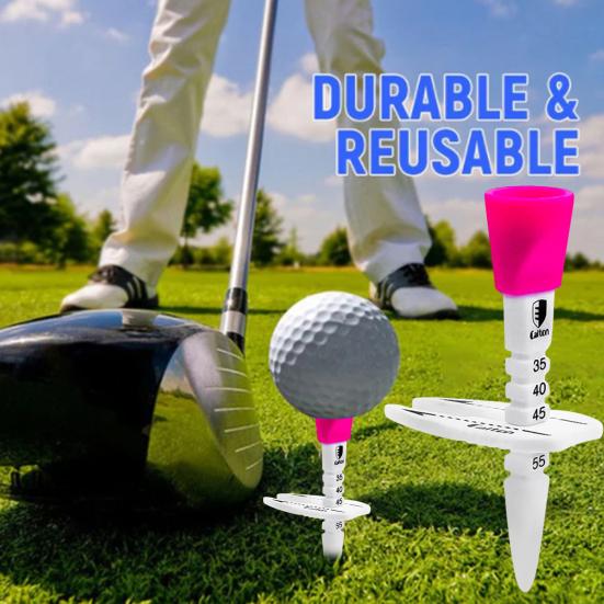 Golf-T-skjorter Høydejusterbar Høy stabilitet Lav friksjon Øk avstand Uknuselige Lange Golf-T-skjorter Golftreningsverktøy