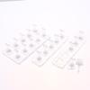 1 Set Non-Magnetic Nail Display Acrylic Nail Display Stand Tips Holder Nail Practice Stand Fingernail Diy Manicure Stand Tools