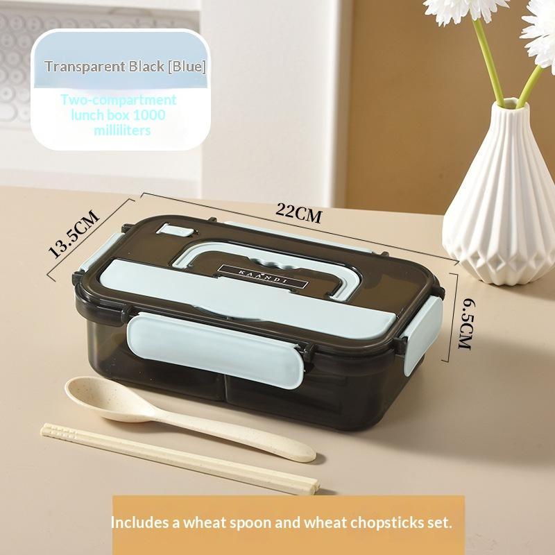 Bento-Mittagessensbox mit 2/3 Fächern und auslaufsicheren Deckeln, lebensmittelechtes Material für Arbeit, Schule, Reisen, tägliche Mahlzeitenvorbereitung