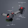 Cordless Angle Grinder 3 Speed Adjustment Electric Grinder Power Display Brushless Motor 21V 4000mah Battery for Cutting Polishing Grinding Metal and 