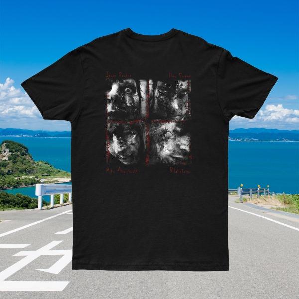 2025 New Resurrection Through Carnage Print Unisex Street Fashion Trend Short Sleeved Pure Cotton Round
