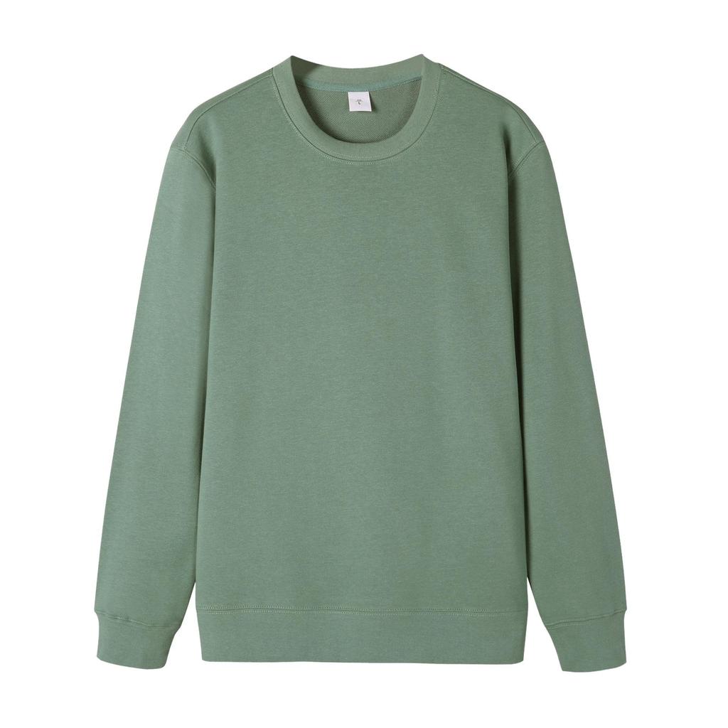 Damen Weißes Pullover-Sweatshirt im koreanischen Stil mit Rundhalsausschnitt - Reine Baumwolle, Trendig für Frühling/Herbst 2024