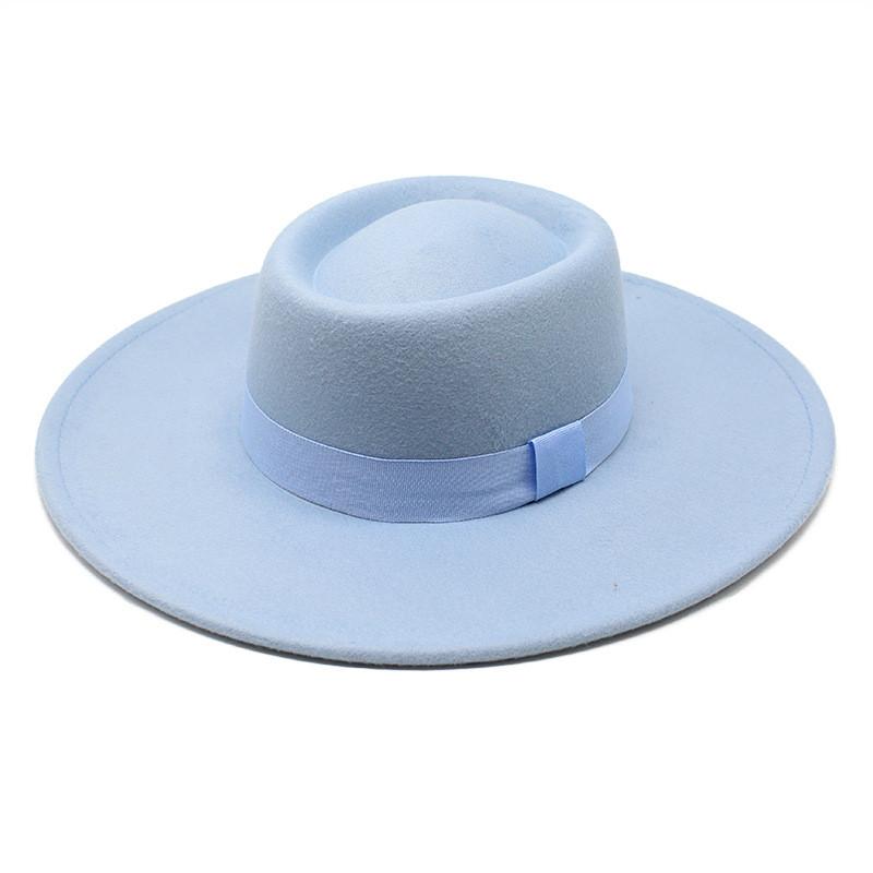 Wool Felt Bowler Hat For Men Women With Wide Brim Sun Protection And Breathability