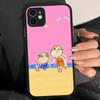 Charlie And Lola Anime For Silicone Matte Phone Case For IPhone 16 Pro Max 15 14 13 12 11 X XS MAX